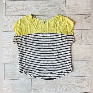 Joie silk blouse- 100% silk cap sleeve women’s top- size medium